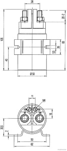 H+B SOLENOIDI 24V, 300A JATKUVA 2