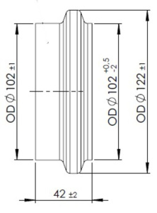 DINEX KAULUS Ø102MM UROS 2
