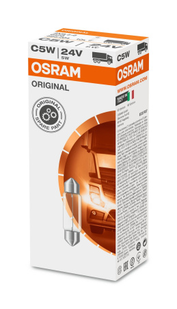 OSRAM POLTTIMO C5W 5W 24V SV8,5-8 LF
