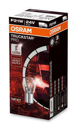 OSRAM POLTTIMO P21W TRUCKSTAR PRO 21W 24V BA15S