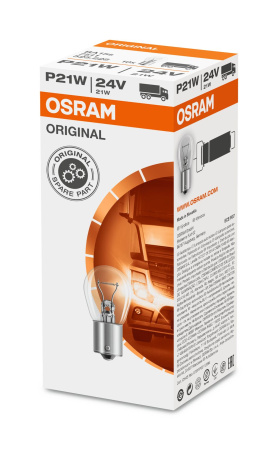OSRAM POLTTIMO P21W  21W 24V BA15S