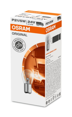 OSRAM POLTTIMO P21/5W  21/5W 24V BAY15D