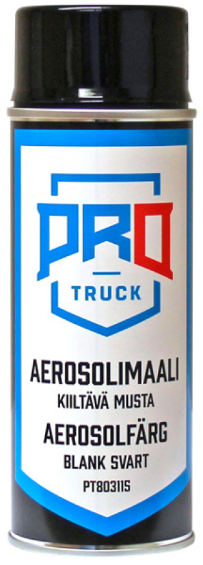 PROTRUCK KIILTÄVÄ MUSTA, SPRAY 400ML PT803115