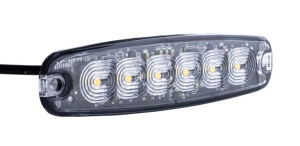 SLD CRUISE LIGHT TASOVILKKU, ORANSSI 6-LED, KIRKAS LINSSI, 9-30V 2