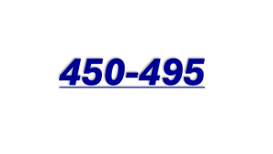 450 - 495
