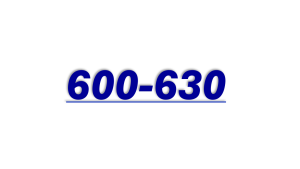 600 - 630