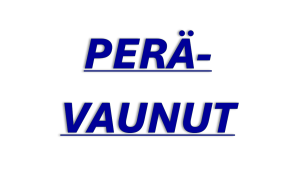 PERÄVAUNUT