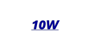 10W