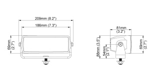 NORDIC TYÖVALO PICTOR 830 12-24V 50W 4800/3000LM 5000K P8 2