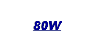 80W