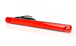 LED-ÄÄRIVALO 238X24X10 SLIM 9-LED PUNAINEN 9-36V IP68 P10 3
