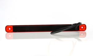 LED-ÄÄRIVALO 238X24X10 SLIM 9-LED PUNAINEN 9-36V IP68 P10 5