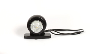 LED-KUMIVARSIVALO VAS/OIK L60MM PUNAINEN/VALKOINEN EYEBALL 12-24 3