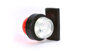 LED-KUMIVARSIVALO VAS/OIK L108MM PUNAINEN/VALKOINEN 12-24V IP68 2