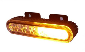VIGNAL LED-TASOVILKKU KELT. 12/24V, 18W, 6-LED, 10 KUVIOLLA, ECE 2