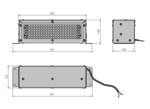 PROTRUCK TYÖKALULAATIKON LÄMMITIN 500W, 24V 2