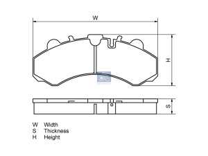 DT DISC BRAKE PAD KIT 2