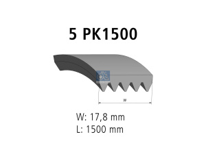 DT MONIURAHIHNA 5PK 1500MM 2