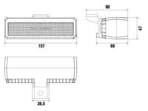 OPTIBEAM SLIMX LED TYÖVALO 2
