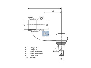 DT VO RAIDETANGONPÄÄ VASEN ILMAJ.B58-F/FH12 2
