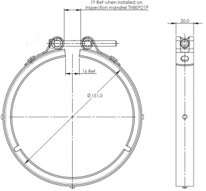 DINEX V-KIRISTIN ALU VOLVO/RVI Ø127MM M6-PULTILLA 2