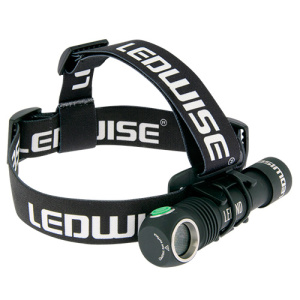 LEDWISE LEGEND XHP50 KYLMÄ VALKOINEN OTSAVALAISIN, LADATTAVA 2