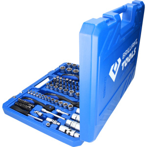 BRILLIANT TOOLS HYLSYAVAINSARJA, 1/4"+3/8"+1/2", 172-OS. 3