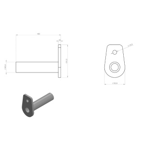 LATTAKANNAKKEEN VARSI, PITKÄ 180 MM 3
