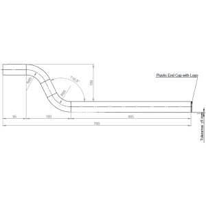 PARLOK KANNATINPUTKI 760/150 ZN - SISÄLTÄÄ TULPAN 2