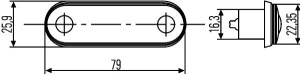 HELLA ÄÄRIVALO LED 8-28V, PUNAINEN 2