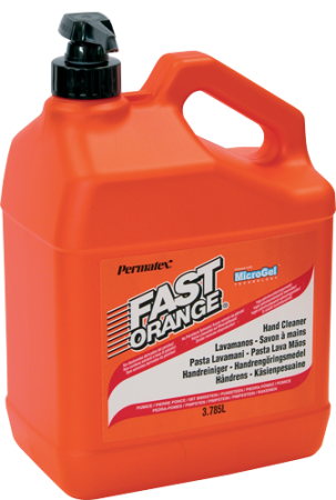 PERMATEX FAST ORANGE TEHOKAS KÄSIENPESUAINE 3,785L PUMPPUKANNU