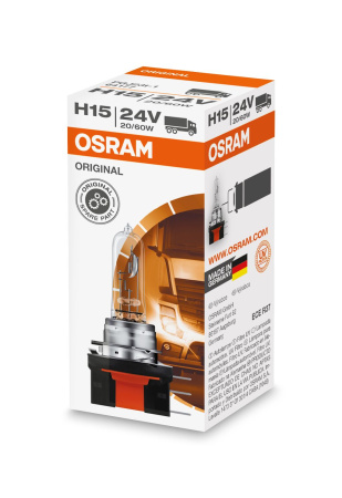 OSRAM POLTTIMO H15 20/60W 24V PGJ23T-1