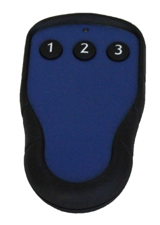TAKALAITANOSTIMEN KAUKO-OHJAIN 3-NAPPINEN (LÄHETIN) 433,92MHZ