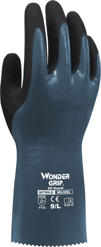 WONDER GRIP OIL GUARD KÄSINE, ÖLJYNKESTÄVÄ, PITKÄ RANNE, KOKO 10 T846150