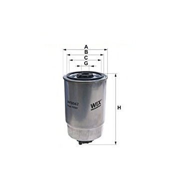 WIX POLTTOAINESUODATIN FIAT/CITROEN/PEUGEOT YM.