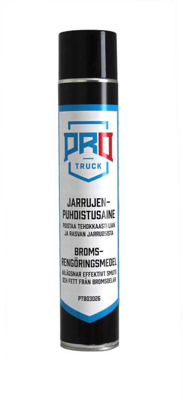 PROTRUCK JARRUJENPUHDISTUS AINE, SPRAY 750ML P12/504 PT803026