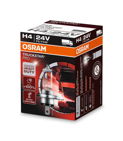 OSRAM POLTTIMO H4 TRUCKSTAR PRO 75/70W 24V P43T