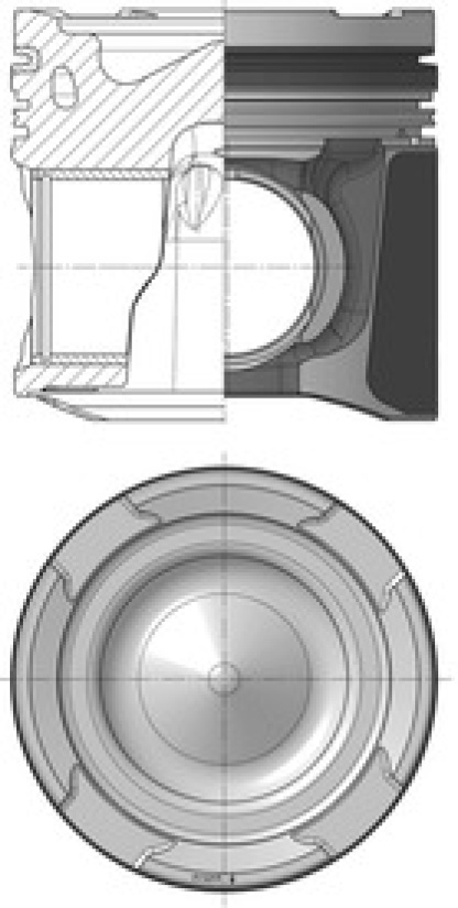 KOLBENSCHMIDT MÄNTÄSARJA MAN D2676 41120600