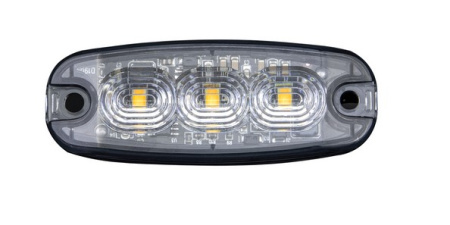 SLD CRUISE LIGHT TASOVILKKU ORANSSI 3-LED KIRKAS LINSSI, 9-30V D