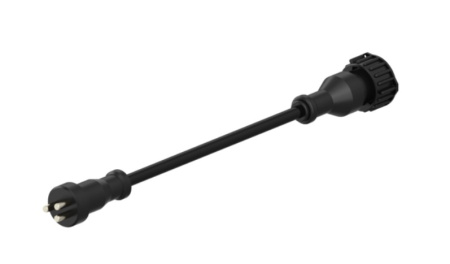 ABS ADAPTERIJOHTO DIN-BAYONET - M24X1MM