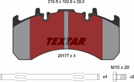 TEXTAR JARRUPALASARJA ROCKWELL (ROR) ELSA VGT195 T3060 PERÄVAUNUKITKALAATU