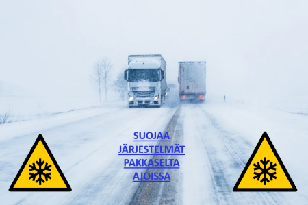 NÄILLÄ KEMIKAALEILLA SUOJAAT JÄRJESTELMIÄ PAKKASELTA