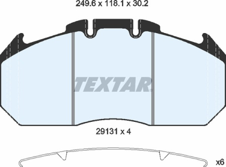TEXTAR JARRUPALASRJ. SISU/RVI/MAN/IVECO, T3016, KUORMA-AUTOPALA