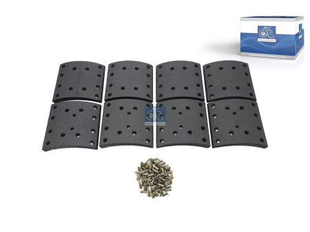 DT DRUM BRAKE LINING KIT