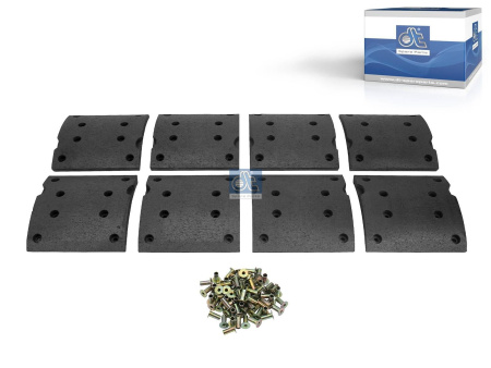 DT DRUM BRAKE LINING KIT