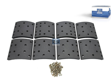 DT DRUM BRAKE LINING KIT