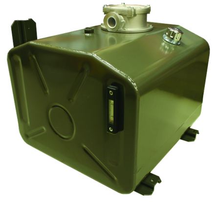 HYDRAULISÄILIÖ 150L  S660 X K522 X L526 , TAKALÄHTÖ, KALLISTETTU