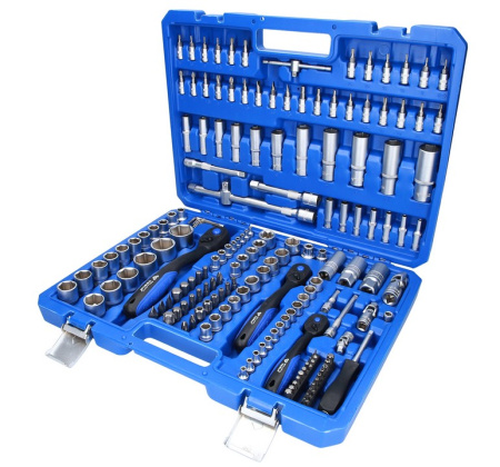 BRILLIANT TOOLS HYLSYAVAINSARJA, 1/4"+3/8"+1/2", 172-OS.