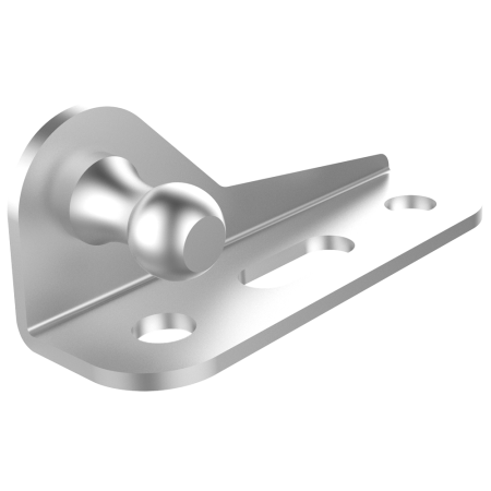 PARLOK KAASUJOUSEN KIINNITIN KUULATAPILLA, ZN 10MM - OIKEA, 65,5X25MM