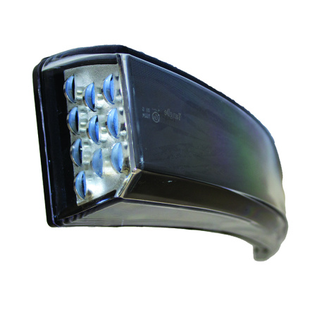 UT LED-SIVUVILKKU VASEN MUSTA VOLVO FH16 2013->